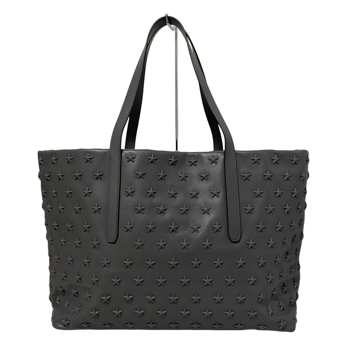 JIMMY CHOO(ジミーチュウ) トートバッグ ピムリコS グレー スター(星