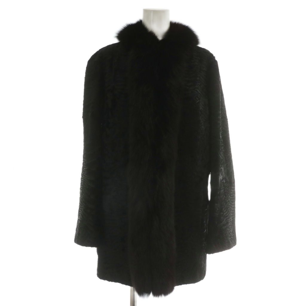 ムーンバットファー Moon bat Fur ラムファー コート アウター 毛皮 襟