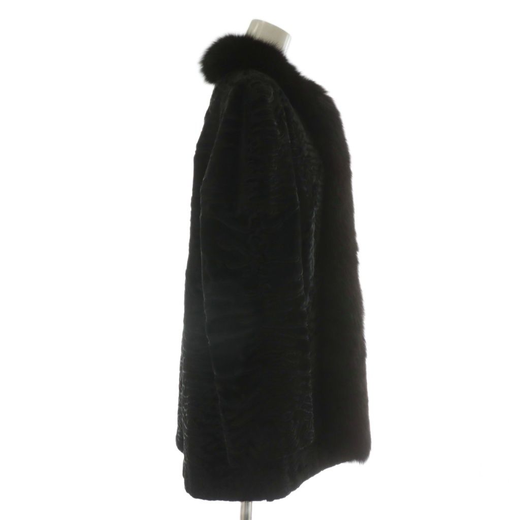 ムーンバットファー Moon bat Fur ラムファー コート アウター 毛皮 襟