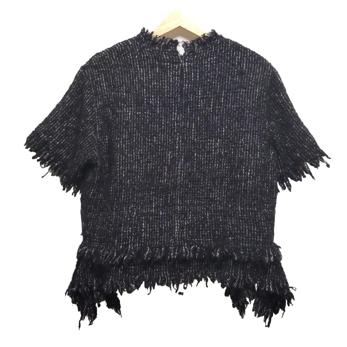 Sacai サカイ 半袖カットソー サイズ1 S レディース - 23-07003 黒×白