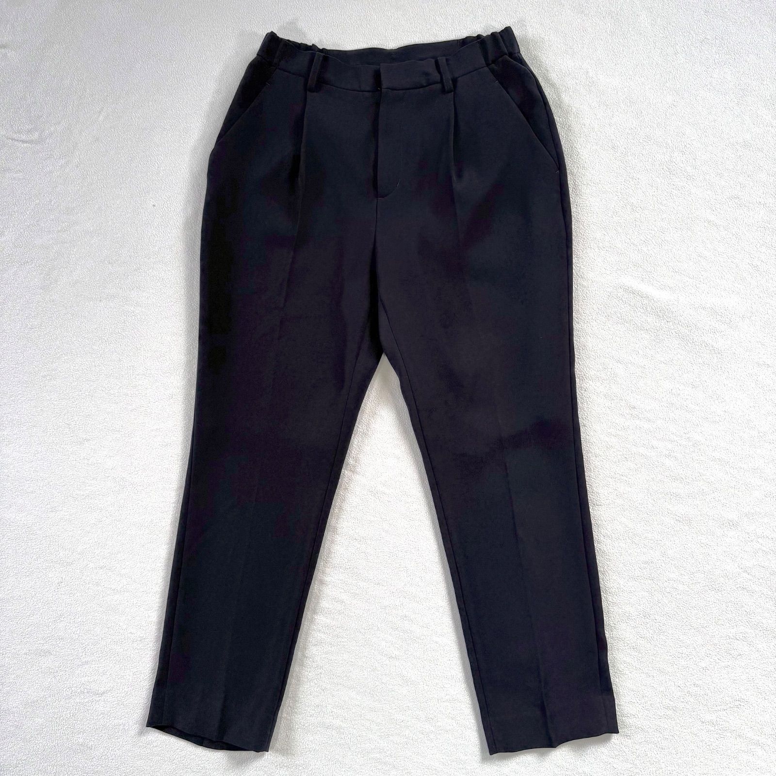 アデイインザライフ パンツスーツ セットアップ ノーカラー M ネイビー 極美品・洗える・ノーカラー・ネイビー✨ユナイテッドアローズ アデイ