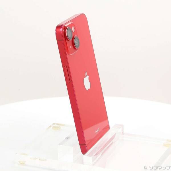 中古品〕 iPhone14 512GB プロダクトレッド MPXF3J／A SIMフリー【198
