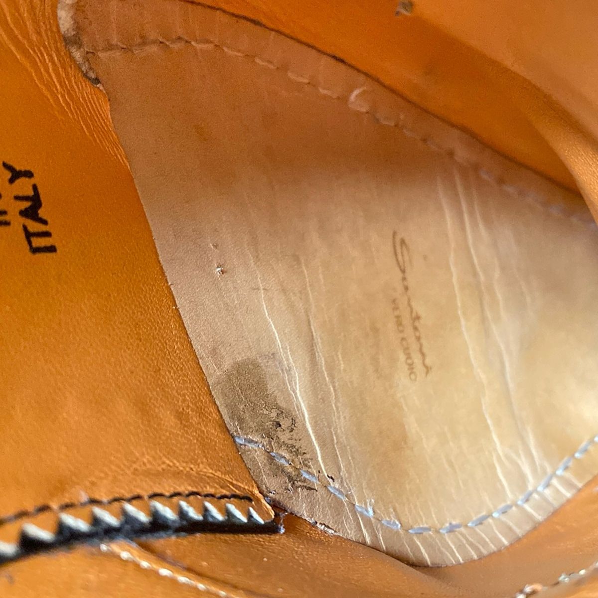  SANTONI サントーニ シューズ 9 メンズ ダークブラウン レザー その他 靴