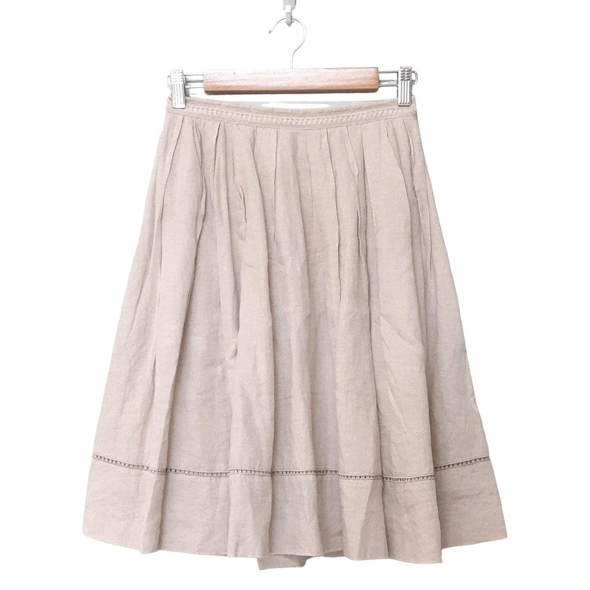 FOXEY(フォクシー) スカート サイズ38 M レディース - 35575 ベージュ