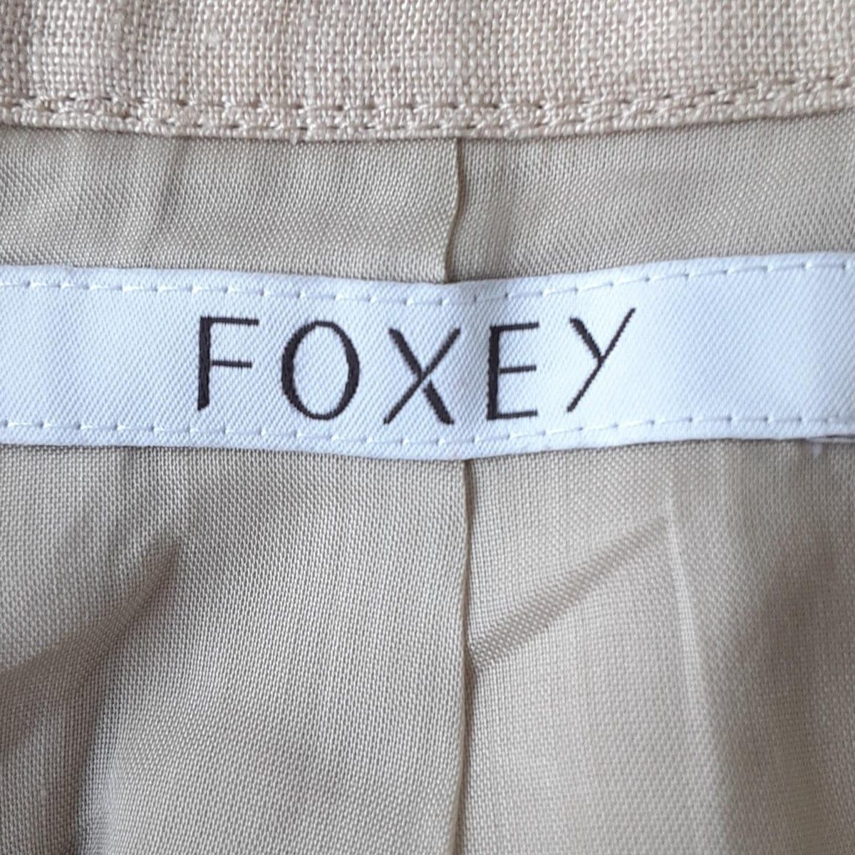 FOXEY(フォクシー) スカート サイズ38 M レディース - 35575 ベージュ