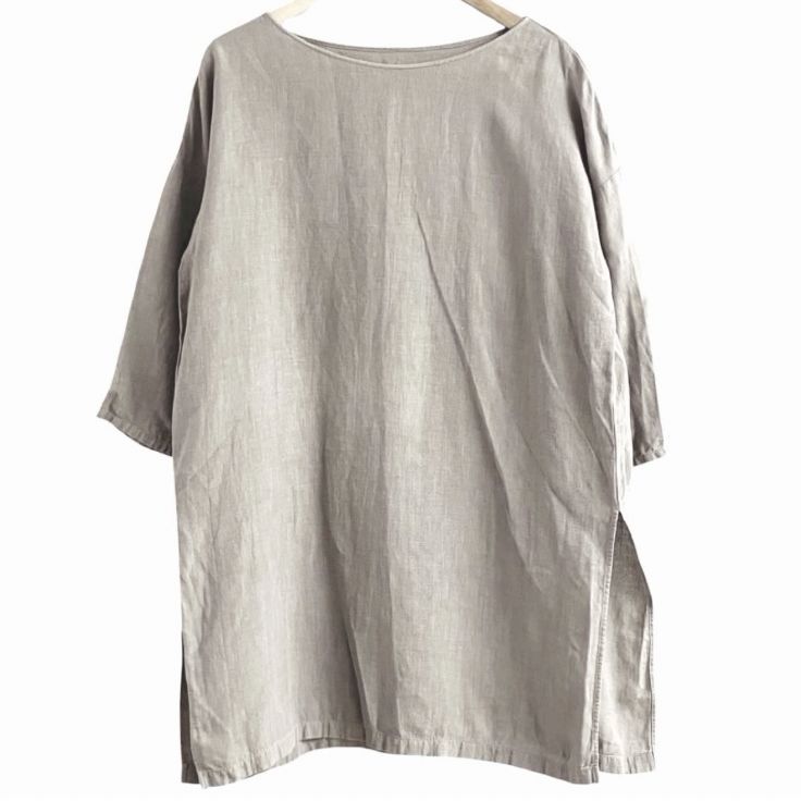 evam eva vie エヴァムエヴァ ヴィー 麻 リネン チュニック linen 
