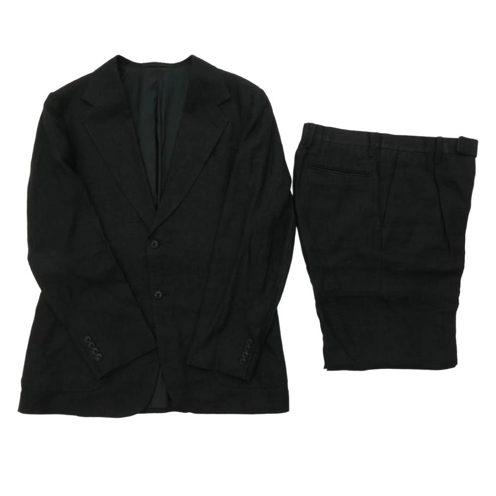 COMOLI コモリ 23 ss X 01-08002 リネン スーツ セットアップ ブラック系 3