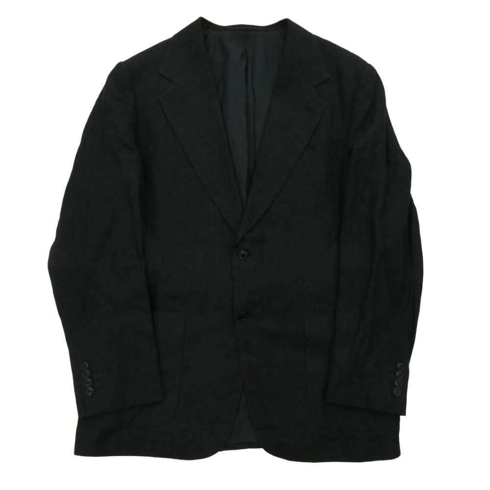 COMOLI コモリ 23ss X01-08002 リネン スーツ セットアップ ブラック系 3