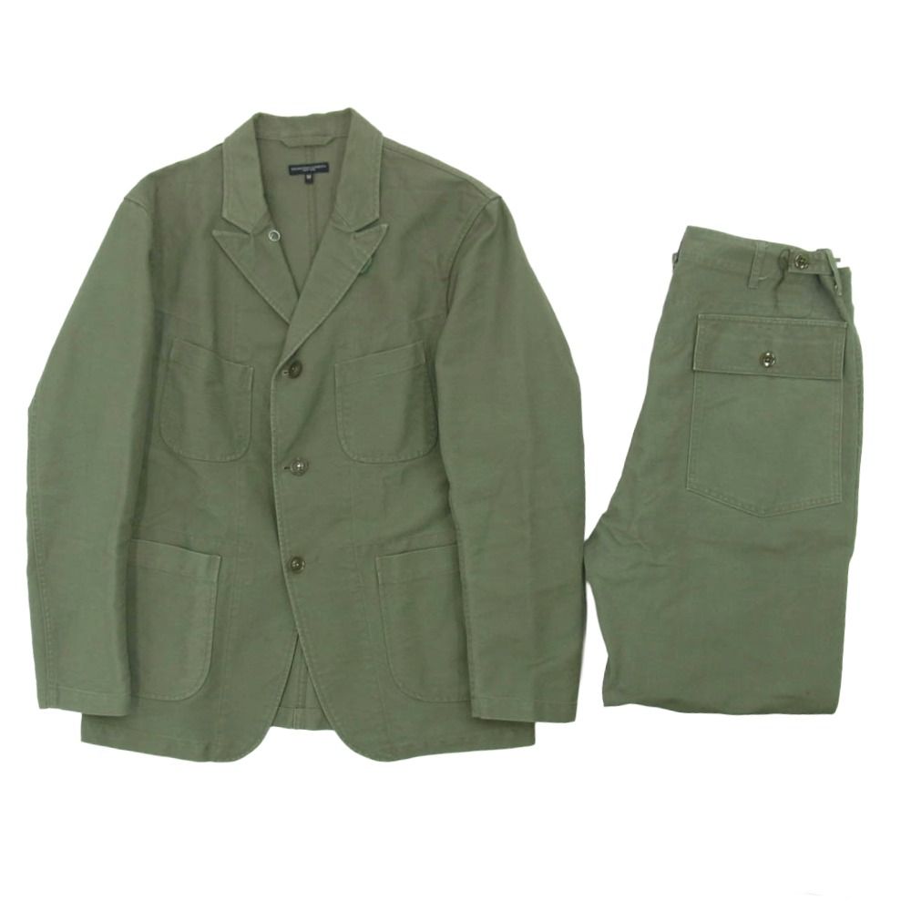 Engineered Garments エンジニアードガーメンツ Bedford Jacket ベッドフォード ジャケット ファティーグ パンツ セットアップ カーキ系 M