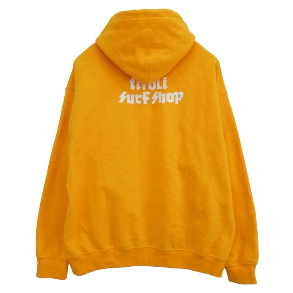 Psicom サイコム GARAGE SALE series tivoLi surf shop プルオーバー スウェットパーカー フーディ イエロー L【中古】