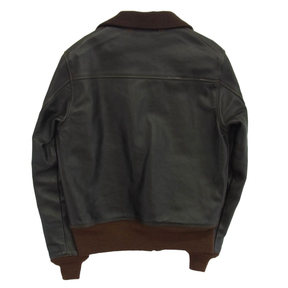 TOY S McCOY トイズマッコイ TMJ0006 TYPE A-1 43rd PURSUTT SQUADRON パースーツ スコードロン ミリタリー レザー フライト ジャケット シリアルNOあり 36 ダークブラウン系 ブラウン系 36