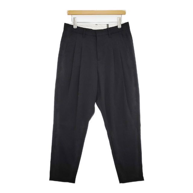 KAZUYUKI KUMAGAI ATTACHMENT EX.ソリビアツイル2タックワイドテーパードジョッパーズパンツ 定価25300円 パンツ ブラック メンズ アタッチメントカズユキクマガイ 5-1025G∞