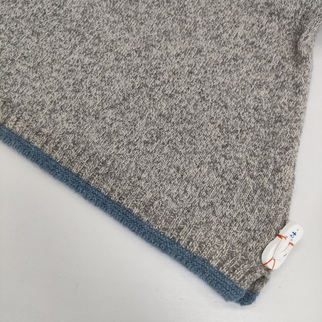  Vm VKPO-3834 C ウールニット フードプルオーバー 定価26400円 パーカー 23 AW グレー レディース ヴーム 5-1025 T∞ パーカー トップス