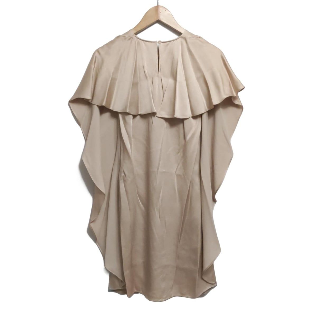 stellamccartney ステラマッカートニー ワンピース サイズ34 M レディース - ベージュ ノースリーブ ひざ丈 変形デザイン