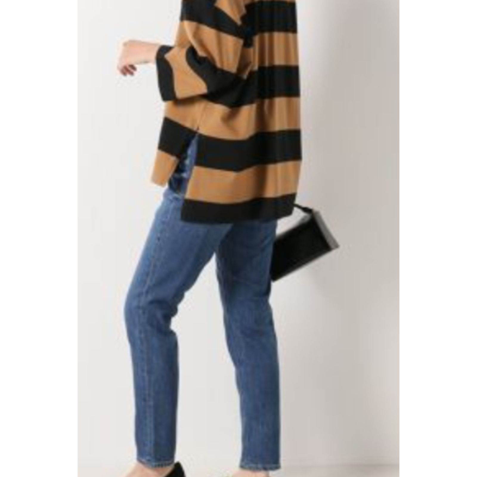 YANUK ヤヌーク RUTH ルース スリムテーパード HNB ブルー 22 サイズ