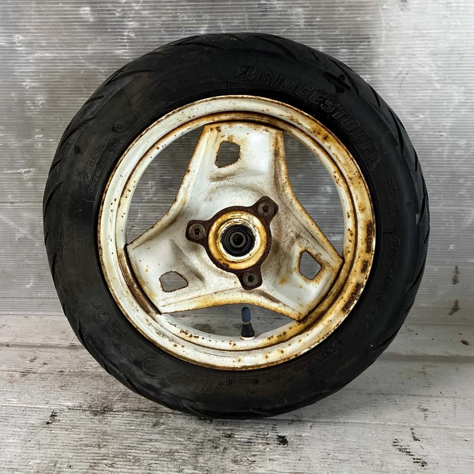 スーパーディオ　AF28 フロントホイール バイク スーパーディオ AF28 フロントホイール