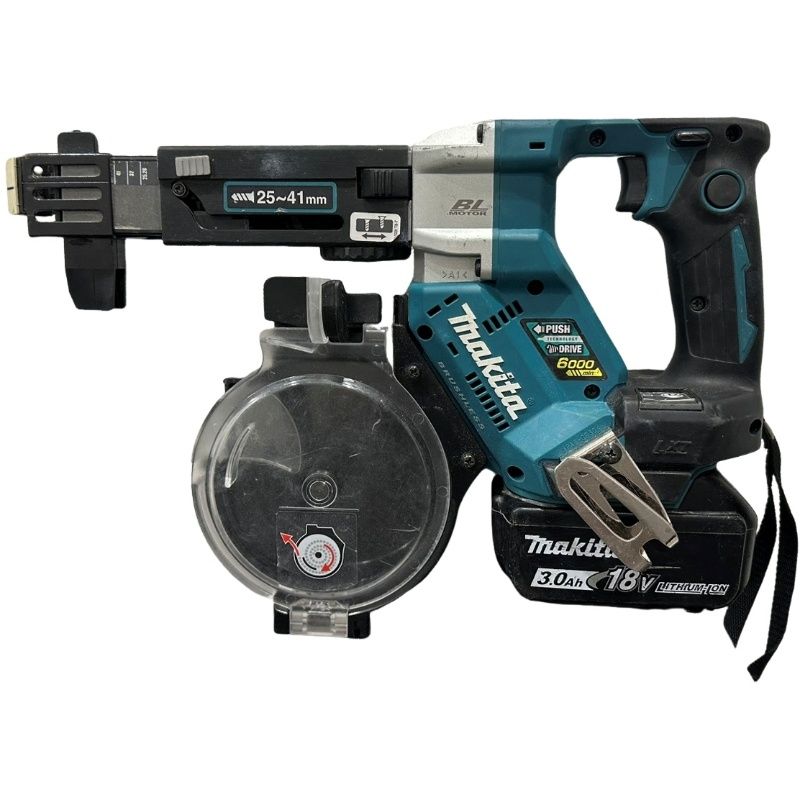 makita マキタ 充電式オートパック スクリュードライバ FR451D 18V ブルー バッテリー BL1830B×1個 動作 済み 32509R56
