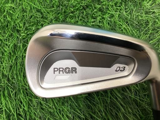 【中古】 プロギア PRGR 03(2025) 6S アイアンセット IR スペックスチールIII Ver.2 (フレックスSR) メンズ 男性用 右利き 右用 Cランク ゴルフクラブ