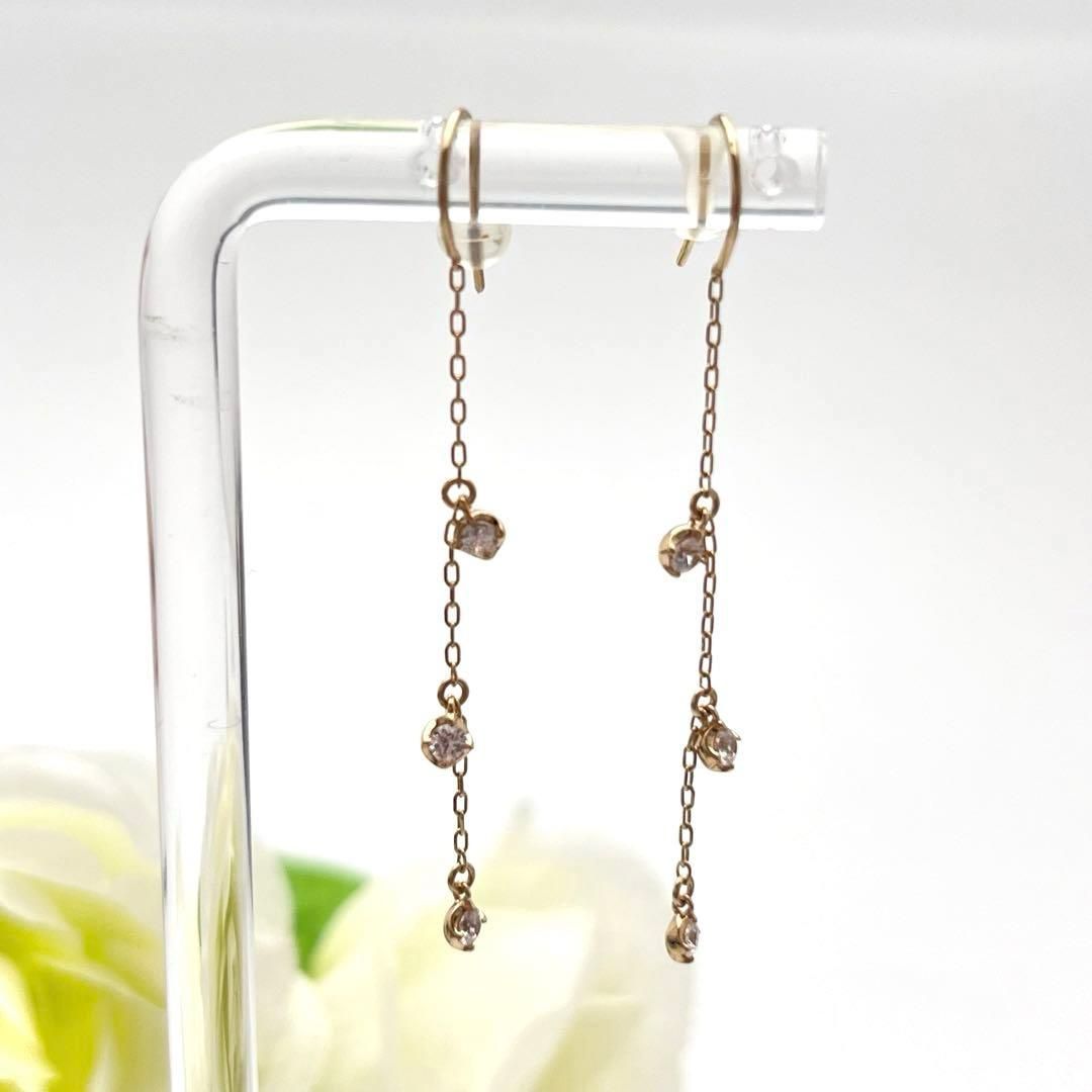 242 スタージュエリー K 10 ジルコニア ピアス