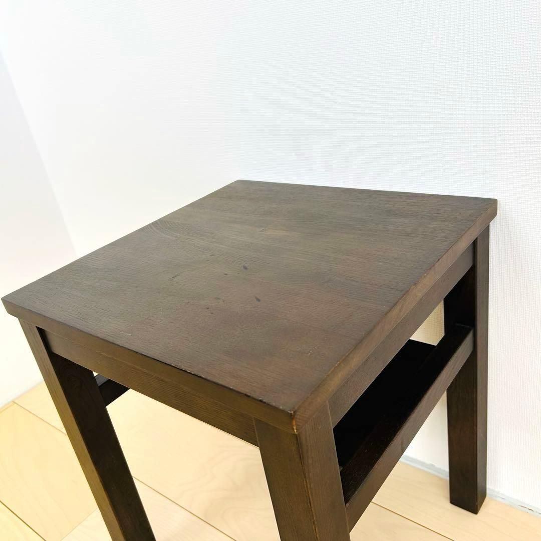 廃盤品 無印良品 木製サイドテーブル ベンチ タモ材 - メルカリ