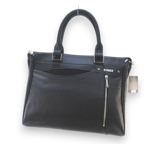 サマンサキングズ Samantha Kingz トートバッグ ブラック 黒系 レザー 牛革 2320135041