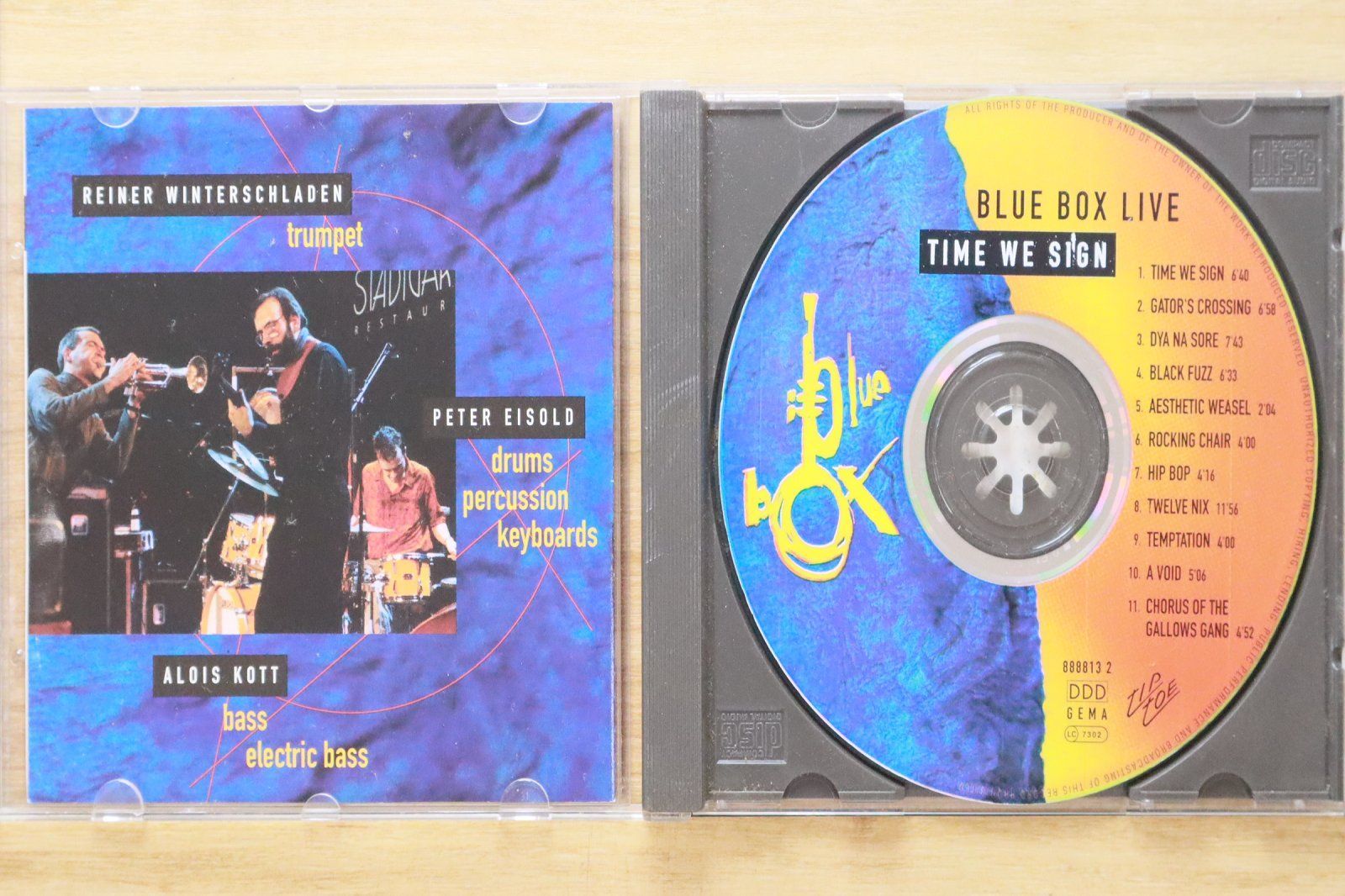 中古CD☆/Blue Box□ Time We Sign 【TIPTOE8888132/0063757781325