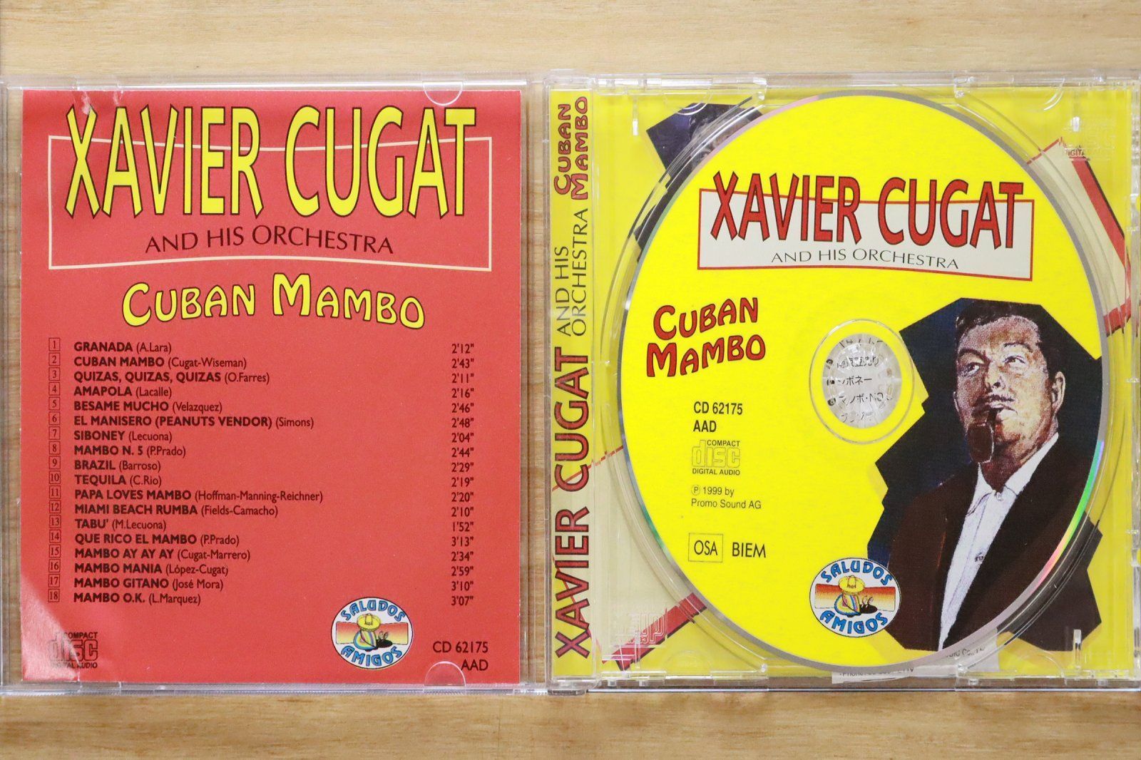 中古CD☆ザビア・クガート/Xavier Cugat□ CUBAN MAMBO 【CD62175
