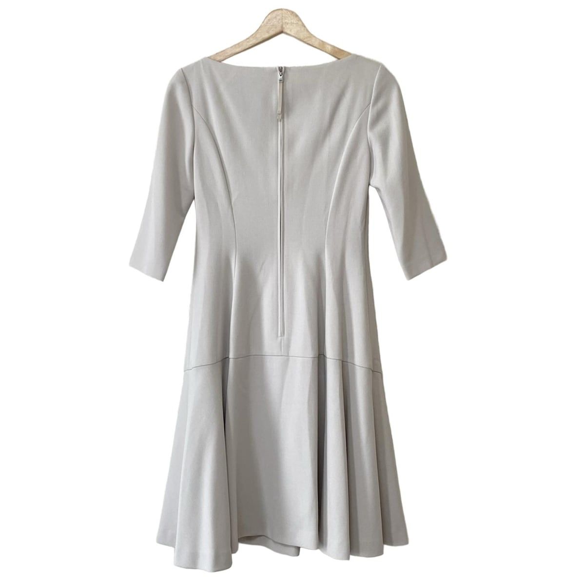 FOXEY YORK フォクシーニューヨーク ワンピース サイズ38 M レディース - 35035 ライトグリーン クルーネック 七分袖 ロング