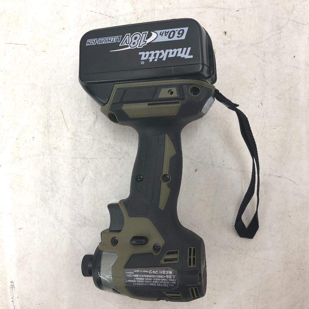 makita マキタ 18 V 6 0 Ah 充電式インパクトドライバ オリーブ ケース 充電器 バッテリ セット 電動インパクトドライバー ドリル ドライバー レンチ 電動工具 エア工具