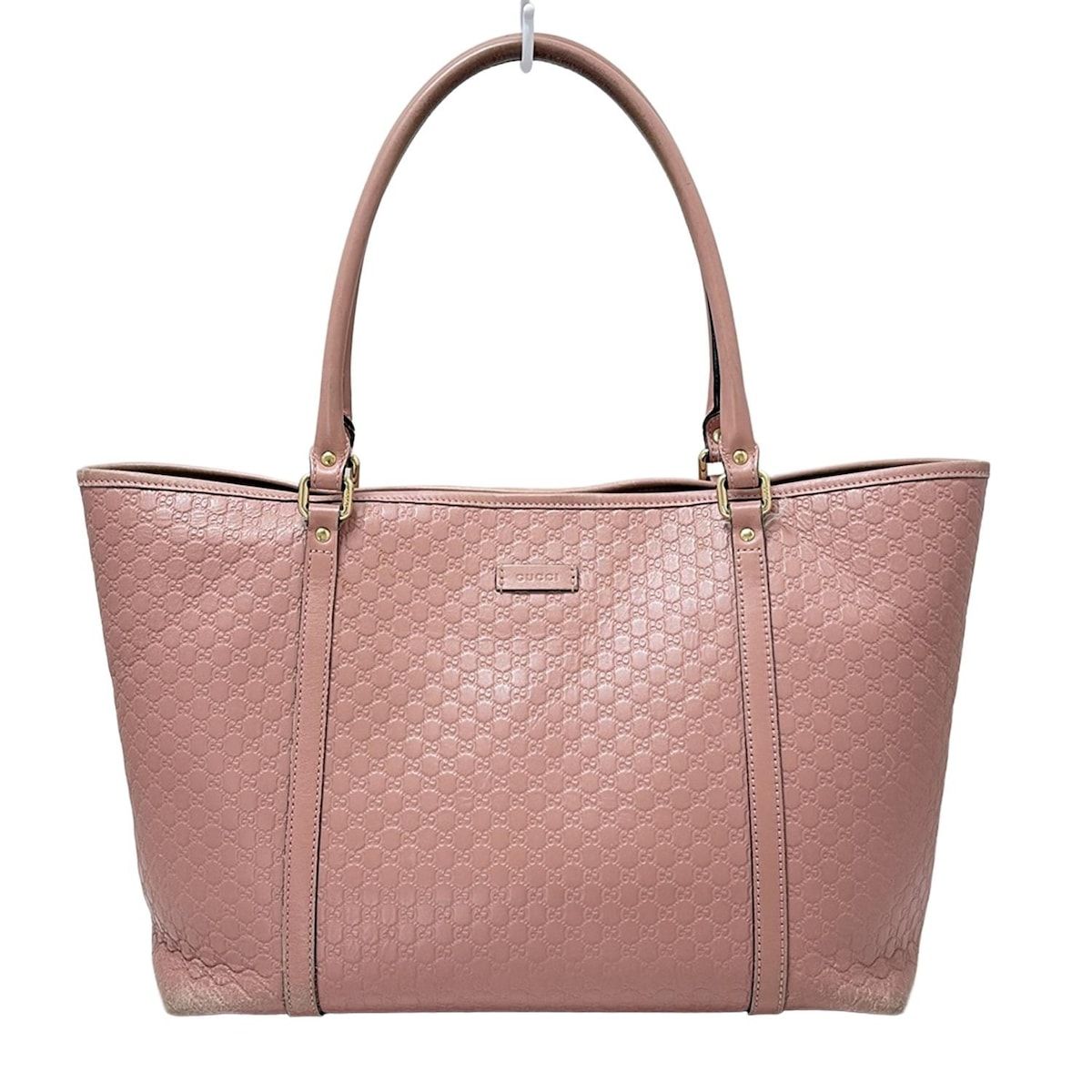 GUCCI(グッチ) トートバッグ マイクログッチシマ 449647 ライトピンク