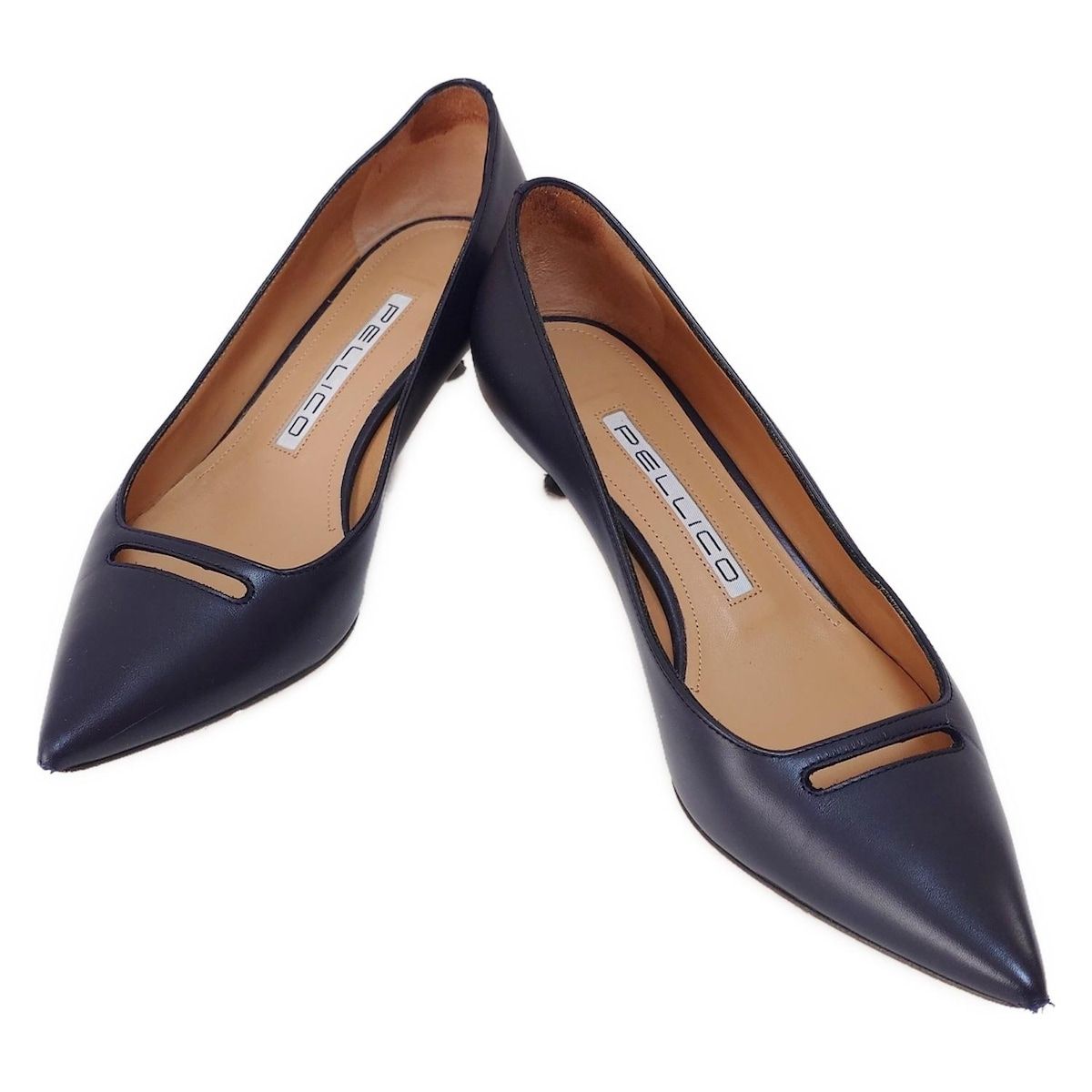 PELLICO ペリーコ パンプス 37 レディース - ダークグレー レザー