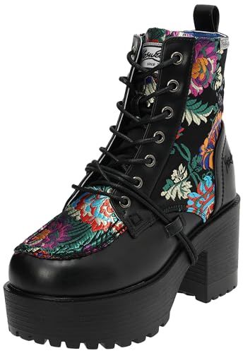 ヨースケ ファッションブーツ 4460047 ブラックパープル