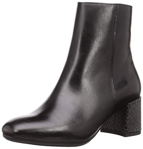 ボントレ ファッションブーツ スクエアショートブーツ レディース ブラックコンビ 23.5 cm 2 E