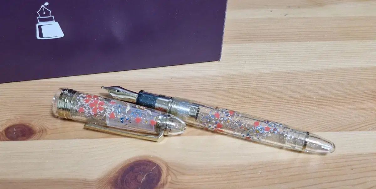 セーラー Petals Falling on Koi蒔絵万年筆