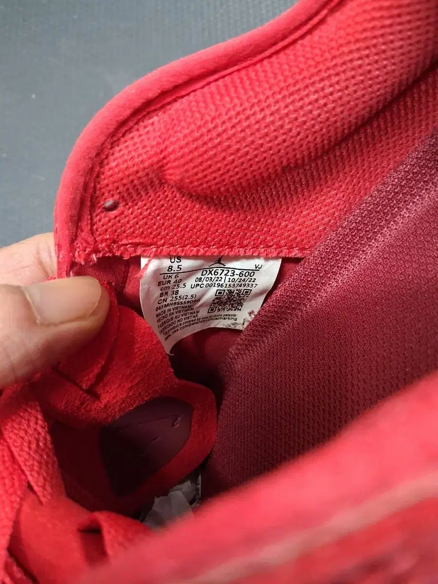 ジョーダン デルタ 3 ロー SE レッド 軽量メッシュ 250 255 タグ255