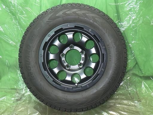 スタッドレス 20年製 社外アルミ 15インチ ヨコハマ アイスガードG 075