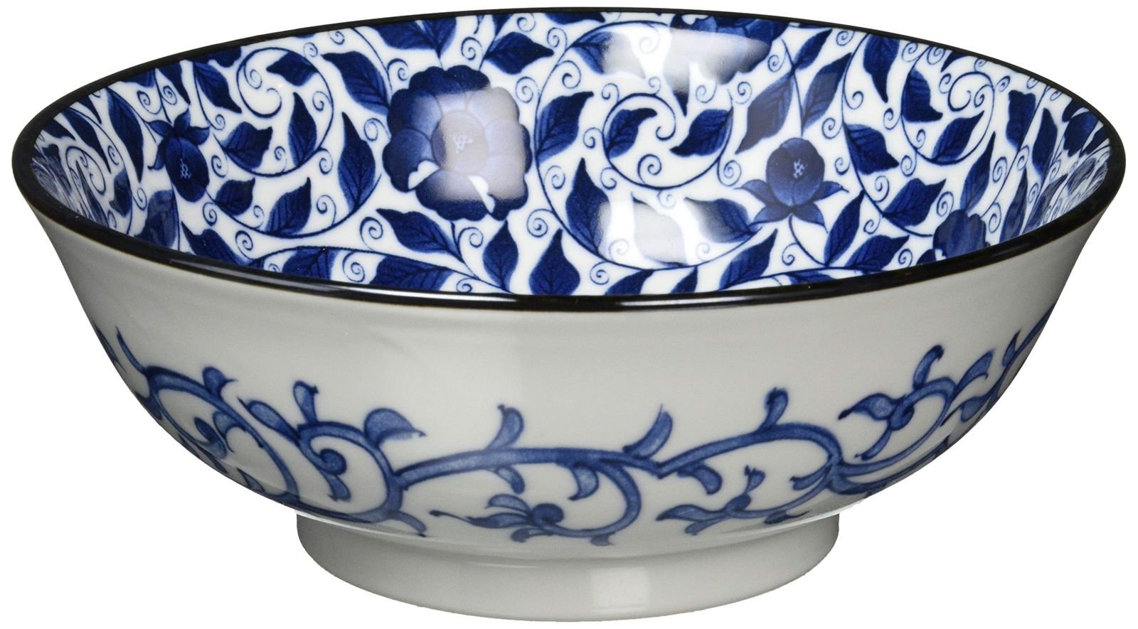  新品 美濃焼 古伊万里牡丹 らーめん鉢 133-61505 その他