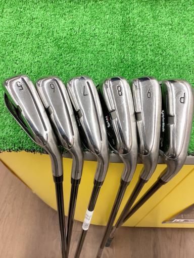 【中古】 テーラーメイド M4(2021) 6S アイアンセット IR Fujikura ATMOS Red 7 (フレックスS) メンズ 男性用 右利き 右用 Dランク ゴルフクラブ