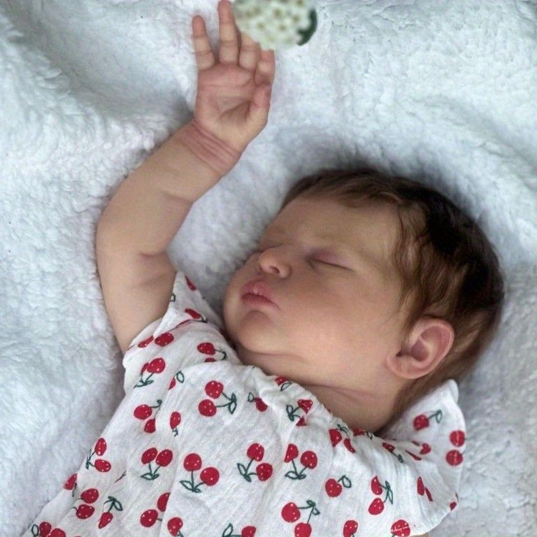 リアルな赤ちゃん人形 50 cm 20インチ リボーンベビードール 静脈 可視 3 Dペイント スキン ソフトビニール スリーピングガール クロスボディドール