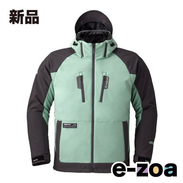 RS Taichi アールエスタイチ ＲＳＪ７３０ ソフトシェル オールシーズンパーカ ＯＰＡＬ ＧＲ ＸＸＬサイズ 2621686