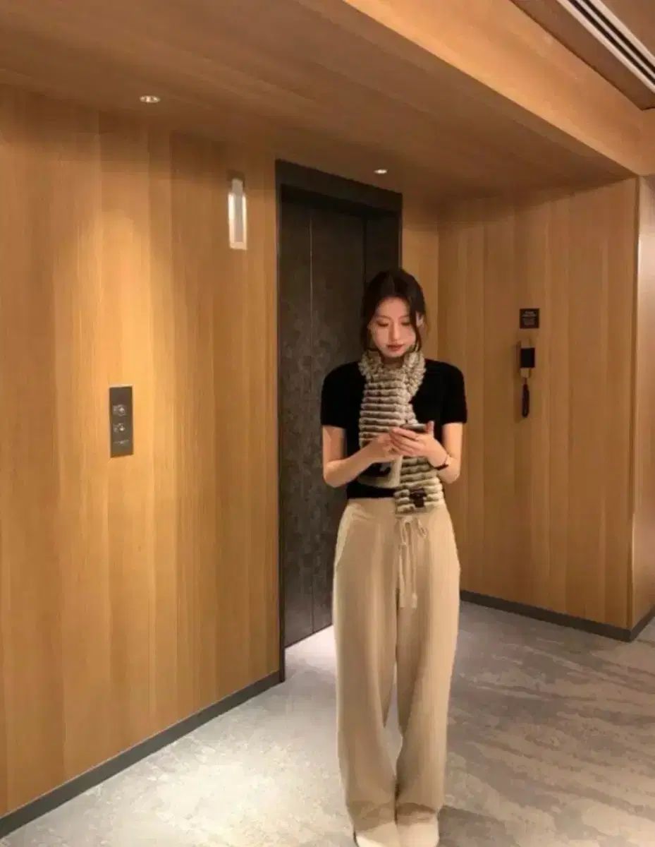 ルプレイン カシミアニット パンツ ショート