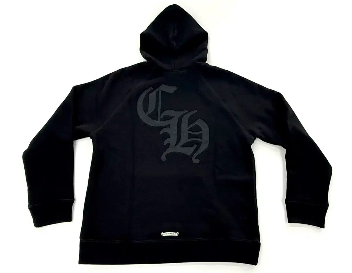 CHROME HEARTS パーカー アーチロゴ サーマル ブラック M CHROME HEARTS クロムハーツ パーカー フーディ 黒 アーチロゴ ジップ