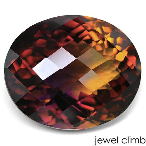 鑑別書付 ひときわ存在を主張する高品質結晶 アメトリン 宝石 ルース 40 13CT