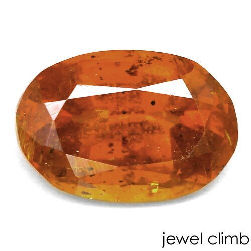 鑑別書付 にお勧めの オレンジカイヤナイト 宝石 ルース 0 72CT