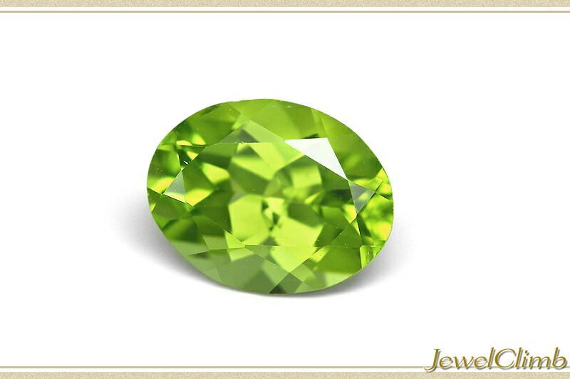 鑑別書付 明るいグリーンを美しく輝かせるペリドット 宝石 ルース ２ ０２ＣＴ