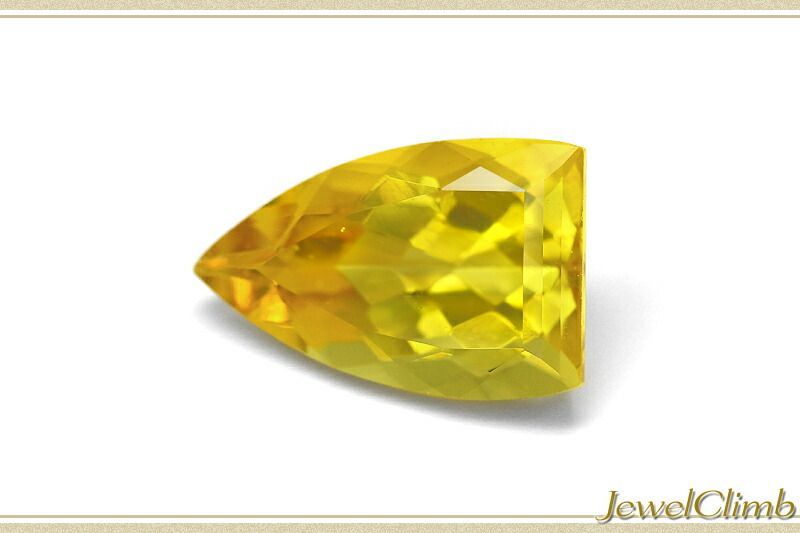 鑑別書付 特徴的なカットスタイルが魅力 ゴールデンベリル 宝石 ルース ２ ９７ＣＴ
