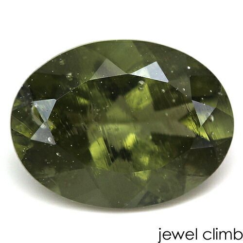 ソーティングメモ付 神秘の天然ガラス宝石モルダバイト 宝石 ルース 0 96CT