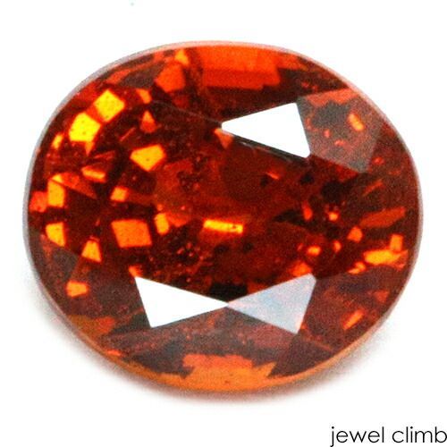 鑑別書付 夕焼け がとても美しいマンダリン ガーネット 宝石 ルース 1 80CT