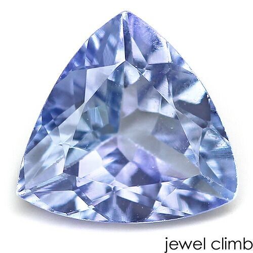 鑑別書付 トリリアントで広がる絶妙な輝き 非加熱タンザナイト ゾイサイト 宝石 ルース 0 85CT