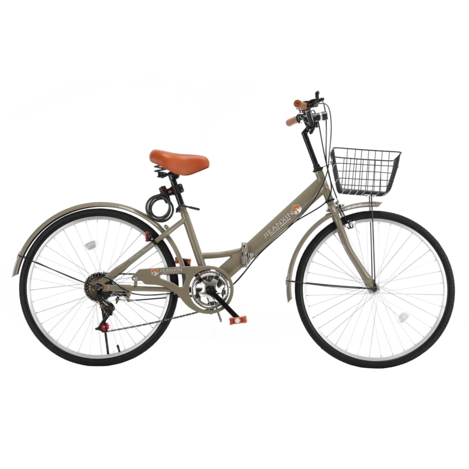 数量 ライト カゴ ワイヤロック付属 男女兼用 折畳み自転車 高さ調節 なハンドルステムとサドル 通勤 高炭素鋼フレーム 折り畳み自転車 素早く折畳 通学 軽量 26インチ 7段変速 サイクリング 折りたたみ自転車 J TANXJ